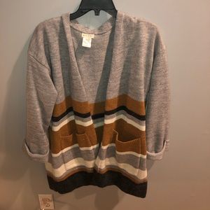 Striped cardigan